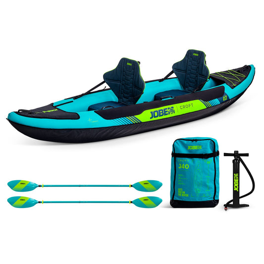 (NEW!) Jobe Croft Inflatable Kayak Package (2024)