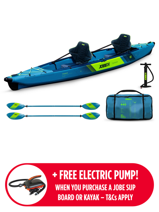 (NEW!) Jobe Tasman Inflatable Kayak Package (2024)